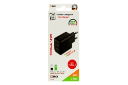 2GO Ladegerät 45W 2-Port 2x USB-C, schwarz