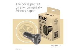 Club3D USB KFZ-Ladegerät 1xUSB C, 2xUSB A, 36W, 12/24V retail