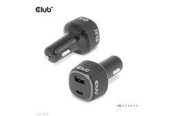 Club3D USB KFZ-Ladegerät 1xUSB C, 1xUSB A, 63W, 12/24V retail