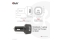 Club3D USB KFZ-Ladegerät 1xUSB C, 1xUSB A, 63W, 12/24V retail