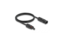 DELOCK DL4Solar Kabel 4mm Stecker zu Buchse 1m schwarz