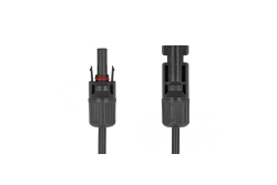 DELOCK DL4Solar Kabel 4mm Stecker zu Buchse 1m schwarz