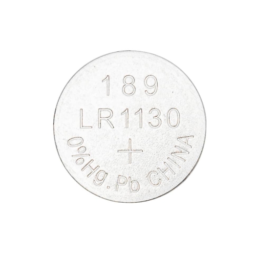 Knopfzellen-Batterie Alkali-Mangan LR54/AG10, 10 Stück