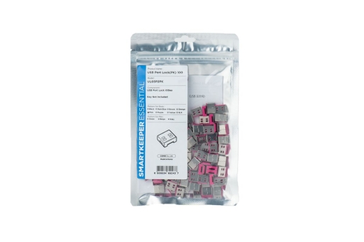 SmartKeeper Basic USB-A Port Blocker pink 100 Stk.