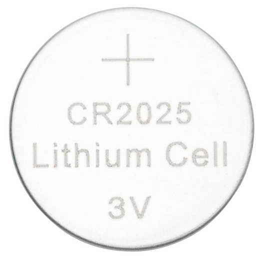 Knopfzellen-Batterie Lithium CR2025, 4 Stück