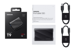 SSD 1TB Samsung Portable SSD T9 USB3.2 Gen.2x2 black retail