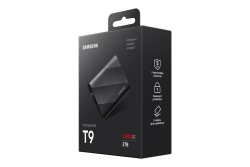 SSD 2TB Samsung Portable SSD T9 USB3.2 Gen.2x2 black retail