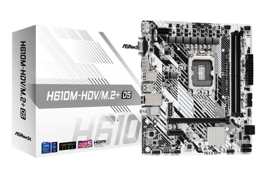 ASRock H610M-HDV/M.2+ D5 1700 mATX HDMI/DP/D-Sub DDR5 retail