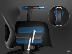 Genesis Ergonomischer Stuhl ASTAT 700 G2 schwarz