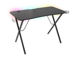 Genesis Gaming Tisch HOLM 200 RGB schwarz (113cm x 75cm)