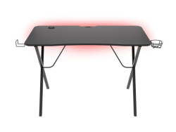 Genesis Gaming Tisch HOLM 200 RGB schwarz (113cm x 75cm)