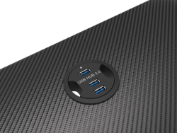 Genesis Gaming Tisch HOLM 200 RGB schwarz (113cm x 75cm)