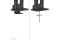 Neomounts TIS 17-35 2TFT 2Gelenke schw. Max.15Kg Gasfeder