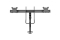 Neomounts TIS 17-27 2TFT 2Gelenke schw. Max.8KG