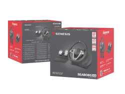 Genesis Gaming Lenkrad SEABORG 400 für PC/XBOX/PS