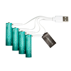 Batterie Akku/USB-C, HR06/AA/Mignon, NiMH 1400mAh, 4...