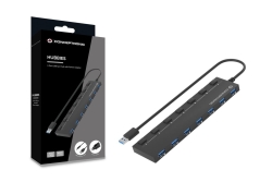 CONCEPTRONIC 7-Port Hub USB-A3.0->7xA3.2Gen1/DC m.Netz. sw