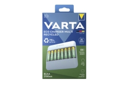 Varta Ladegerät Eco Charger Multi Recycled 8xAA56816 2100mAh