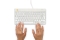 R-Go Tastatur Compact Break DE-Layout verkabelt weiß