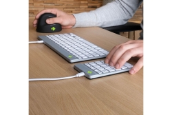 R-Go Nummernblock Numpad Break verkabelt weiß