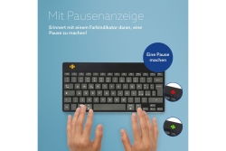 R-Go Tastatur Compact Break IT-Layout kabellos schwarz