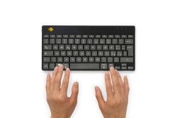 R-Go Tastatur Compact Break IT-Layout kabellos schwarz