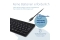 R-Go Tastatur Compact Break IT-Layout kabellos schwarz