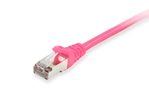Equip Patchkabel Cat6 S/FTP 2xRJ45 1.50m pink LSZH Polybeutel