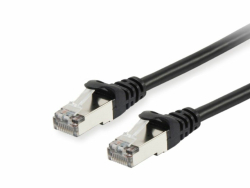 Equip Patchkabel Cat6 S/FTP 2xRJ45 30.00m schwarz LSZH Polybeutel