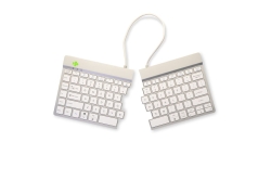 R-Go Tastatur Split Break US-Layout kabellos weiß