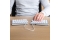 R-Go Tastatur Split Break US-Layout kabellos weiß