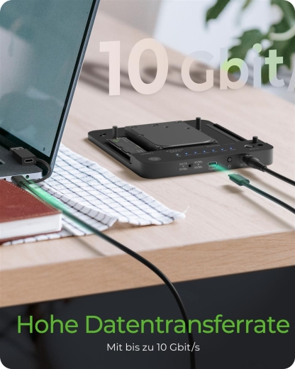 Docking- & Klonstation IcyBox M.2 NVMe SSD zweifach retail