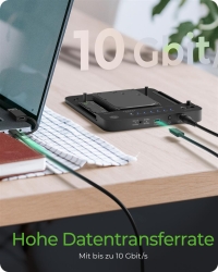Docking- & Klonstation IcyBox M.2 NVMe SSD zweifach...