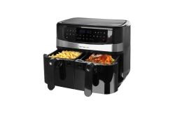 Emerio Heißluftfritteuse, Smart Fryer, 4,5+4,5L,...