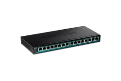 TRENDnet 16-Port Gigabit PoE+ Switch(123W)