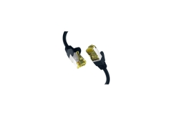 EFB RJ45 Patchkabel S/FTP Cat.6a PIMF 50.00m schwarz