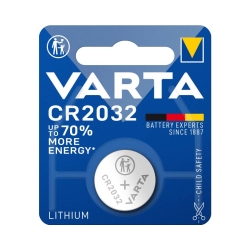Knopfzellen-Batterie Lithium CR2032, 1 Stück