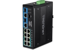 TRENDnet Industrie Switch 10-port Gbit PoE++ Din-Rail
