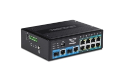TRENDnet Industrie Switch 10-port Gbit PoE++ Din-Rail