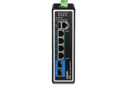 TRENDnet Switch 6-port Industrial Gbit L2 Managed PoE++ DIN