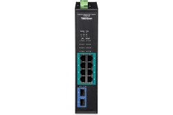 TRENDnet 10-port Indust. Gbit PoE+ DIN-Rail Switch...