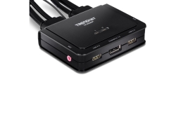TRENDnet KVM Switch 2-Port Kit 4K DisplayPort