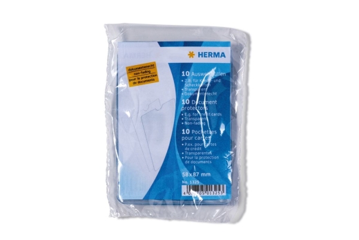 HERMA Ausweishüllen Set 58x87 10 Stück