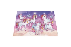 HERMA Schreibunterlage Einhorn 55x35 3Stück