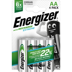 Batterie Akku Extreme, HR06/AA/Mignon, NiMH 2300 mAh, 4...