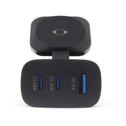RealPower PC-43 Watch 43 Watt Ladegerät,2x Type-C,1x USB-A