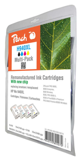 Peach Patrone HP No.940 XL MultiPack remanufactured
