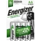 Batterie Akku Power Plus, HR06/AA/Mignon, NiHM 2.000mAh, 4 Stück
