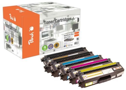 Peach Toner Brother TN-328 MultiPack Plus 2xbk,c,m,y remanufactured