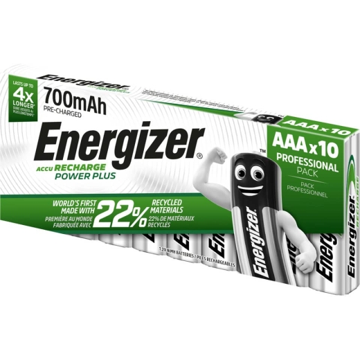 Batterie Akku Power Plus, HR03/AAA/Micro, NiMH 700mAh, 10 Stück